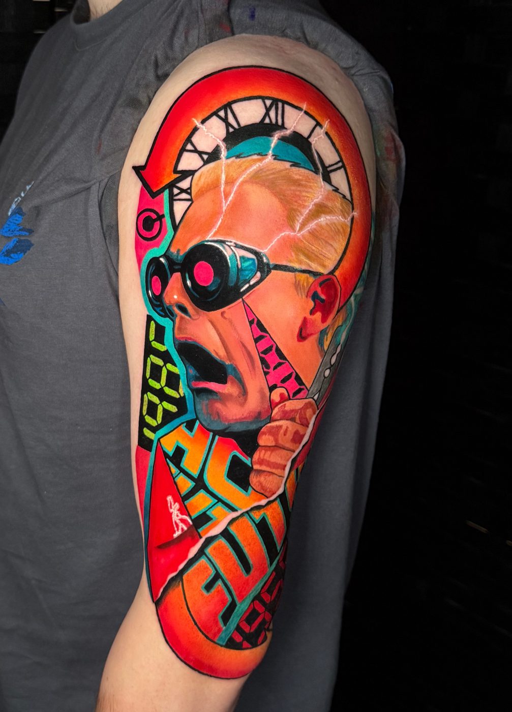Surrealist Colour Bomb Mashups tattoo 24