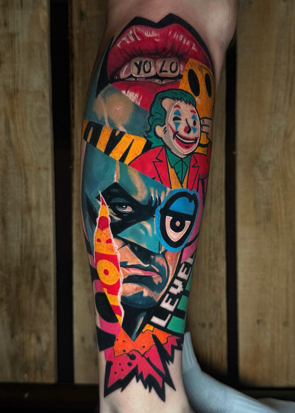 Surrealist Colour Bomb Mashups tattoo 10