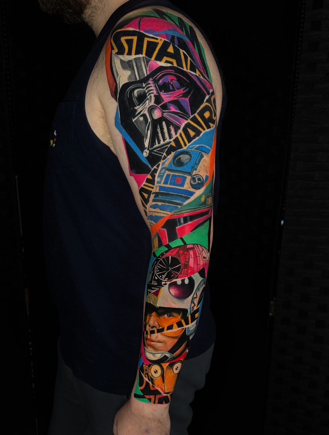 Surrealist Colour Bomb Mashups tattoo 19