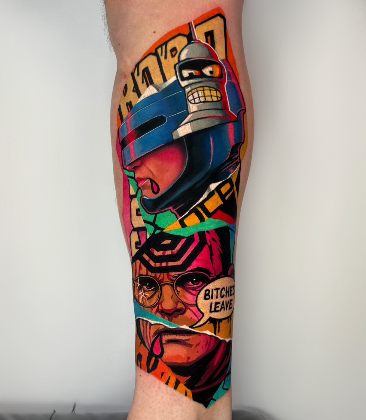 Surrealist Colour Bomb Mashups tattoo 20