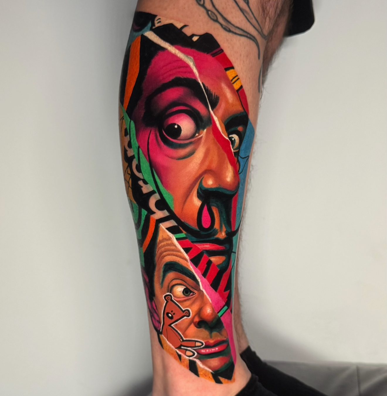 Surrealist Colour Bomb Mashups tattoo 23