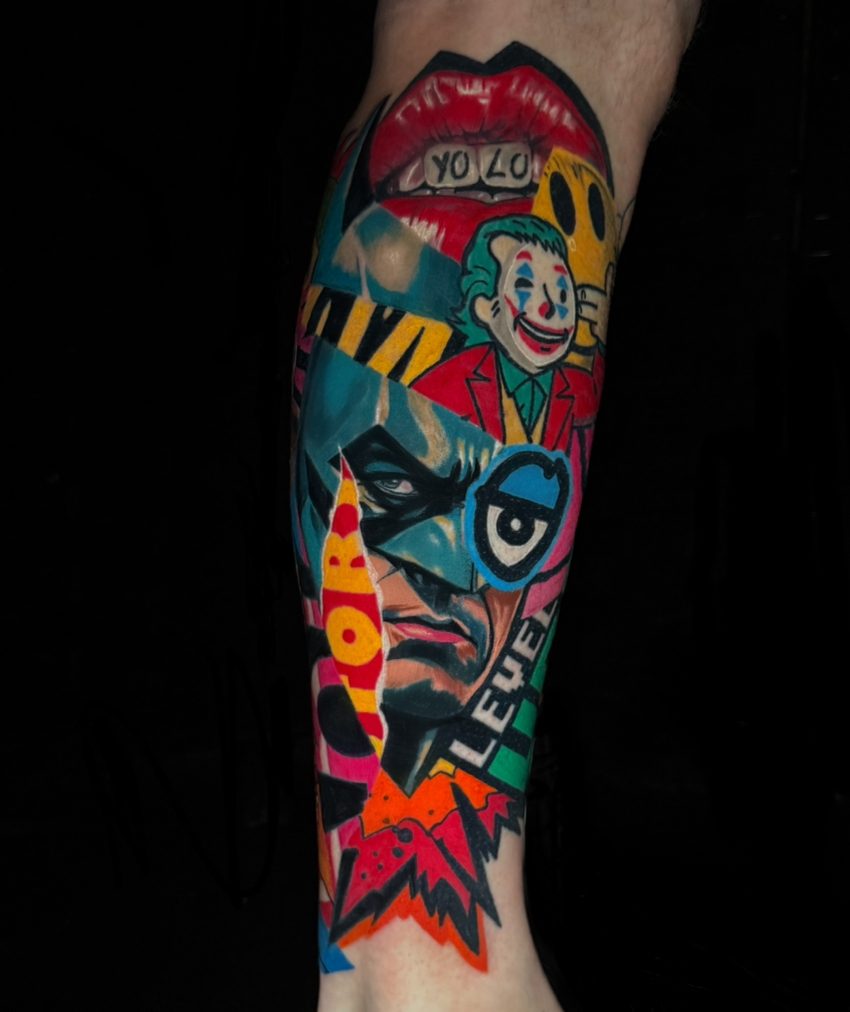 Healed tattoo